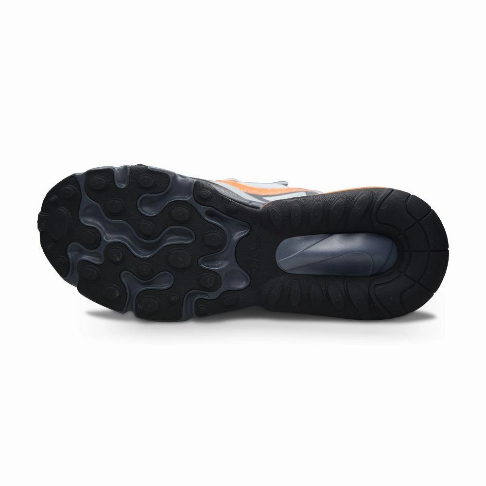 Juniors Nike Air Max 270 React Winter (GS) - BQ4760 001 - Black Total Orange Wolf Grey