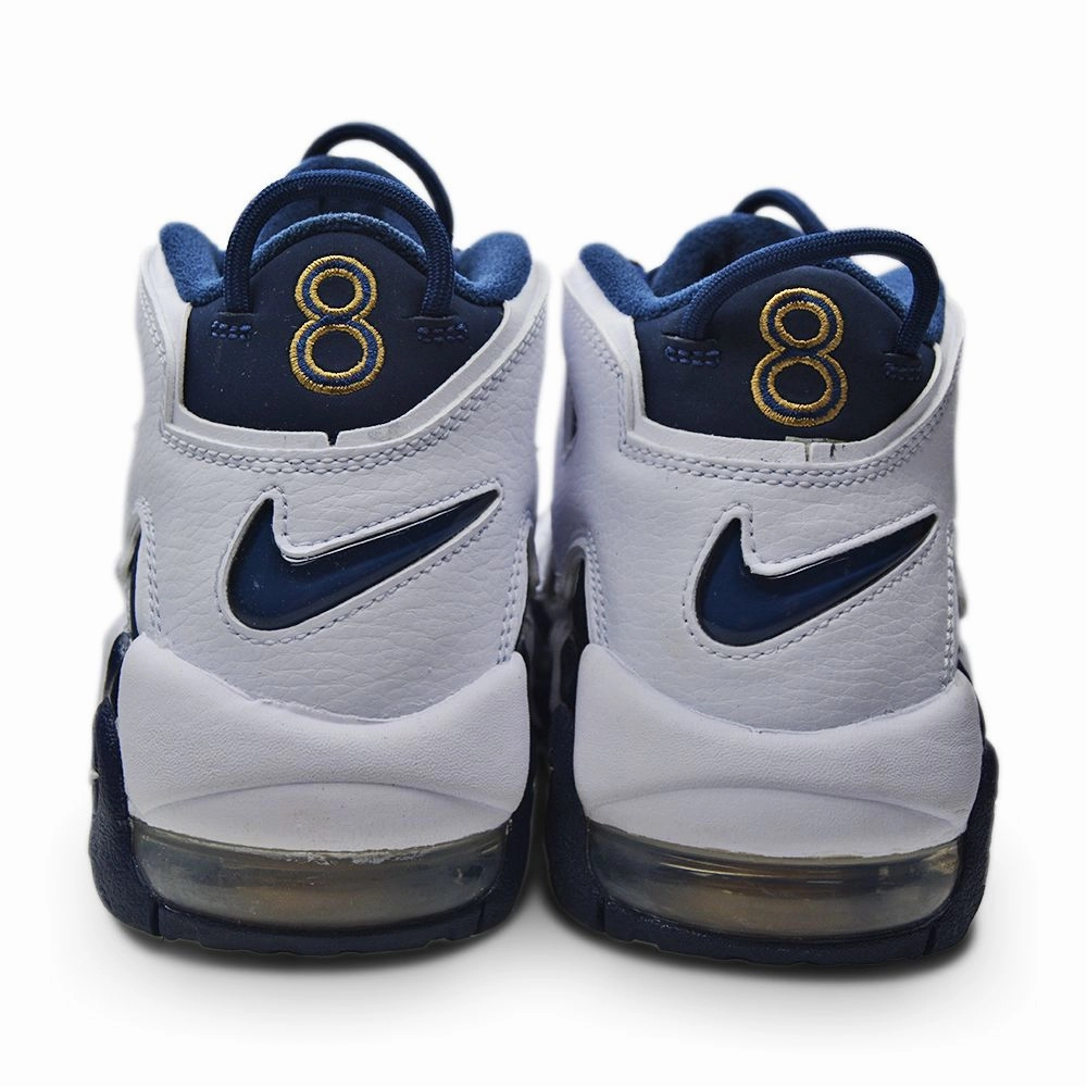 Juniors Nike Air More Uptempo GS - 415082 104 - White Midnight Navy