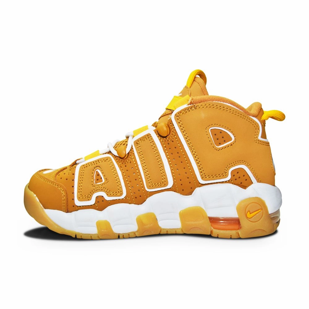 Juniors Nike Air More Uptempo GS - DQ4713 700 - Wheat White Pollen