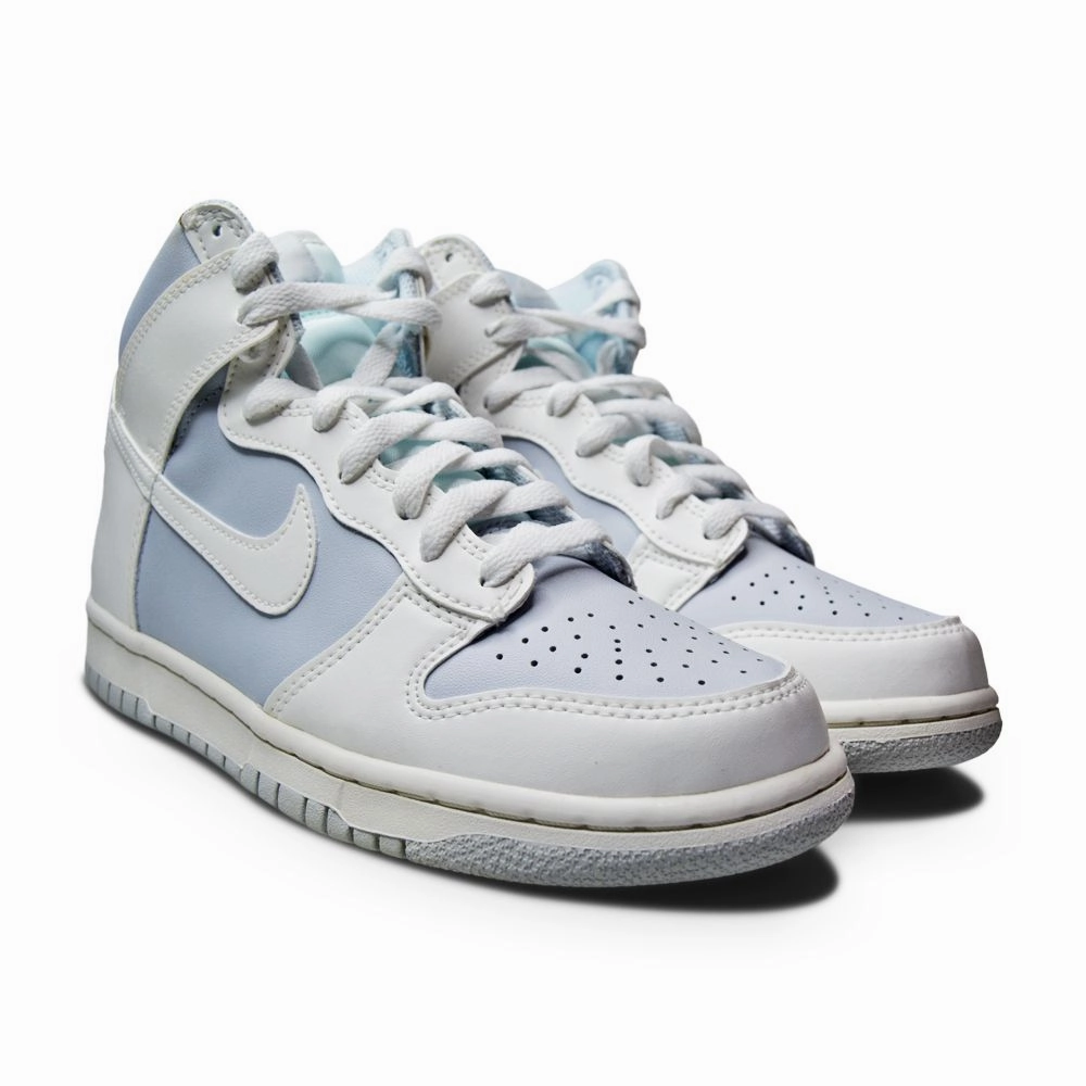 Juniors Nike Dunk High (GS)  - DB2179 107 - Summit White Pure Platinum