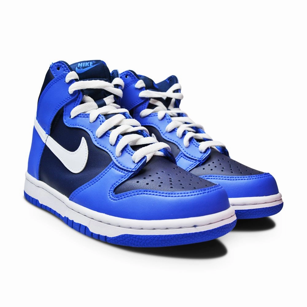 Juniors Nike Dunk High (GS)  - DB2179 400 - Medium Blue White