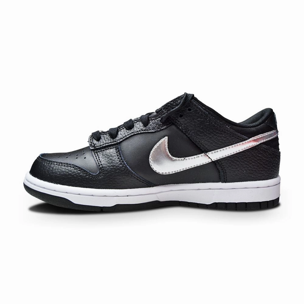 Juniors Nike Dunk Low (GS)  - Dc9560 001- Black Chrome Iron Grey White