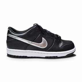 Juniors Nike Dunk Low (GS)  - Dc9560 001- Black Chrome Iron Grey White