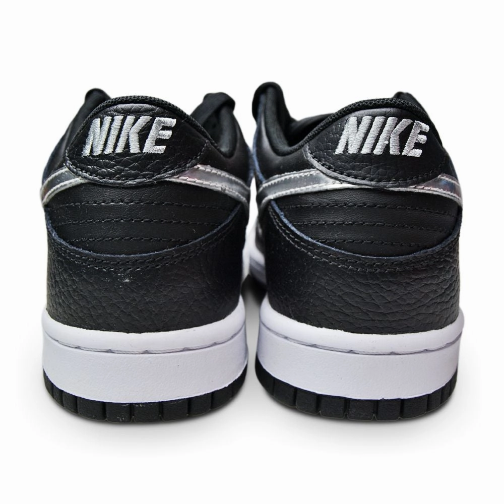 Juniors Nike Dunk Low (GS)  - Dc9560 001- Black Chrome Iron Grey White