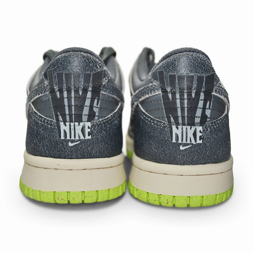 Juniors Nike Dunk Low SE "Halloween" (GS) DQ6215 001 Iron Grey Ghost Green