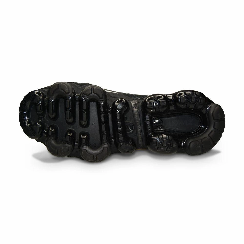 Juniors Womens Nike Air Vapormax Flyknit 2 - 942843 012 - Black Metallic Gold