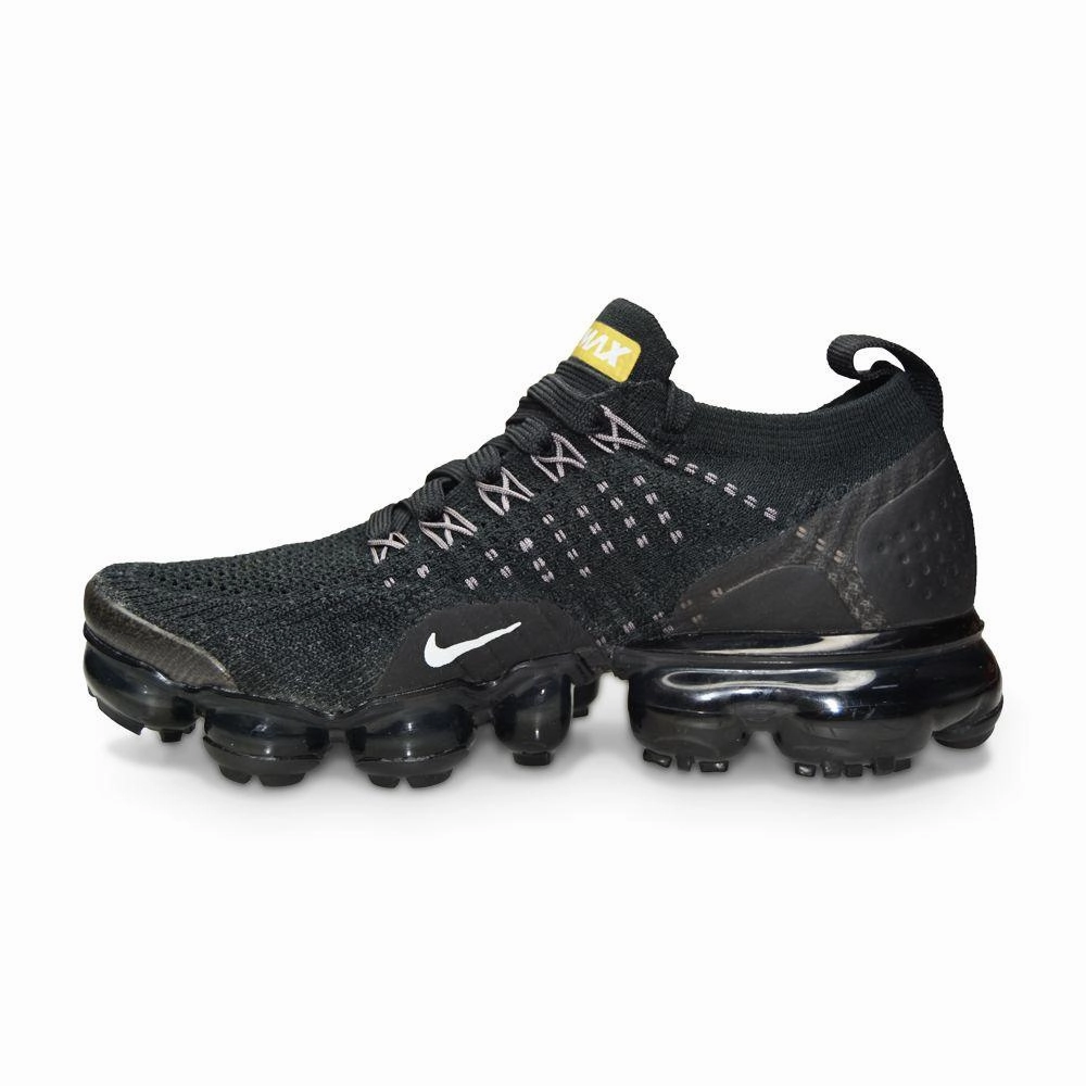 Juniors Womens Nike Air Vapormax Flyknit 2 - 942843 012 - Black Metallic Gold