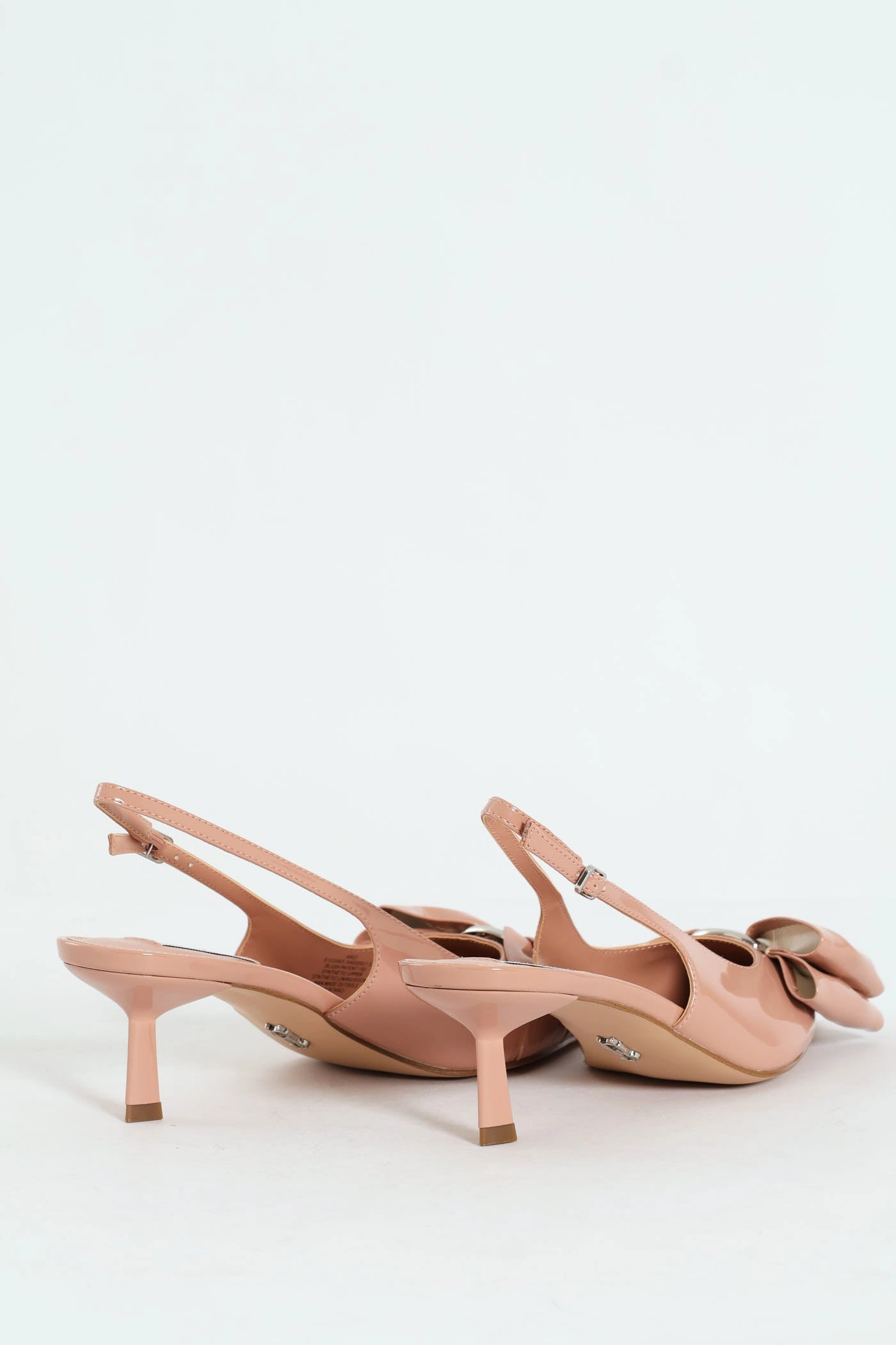Kaci Kitten Heel Slingback With Bow - Blush