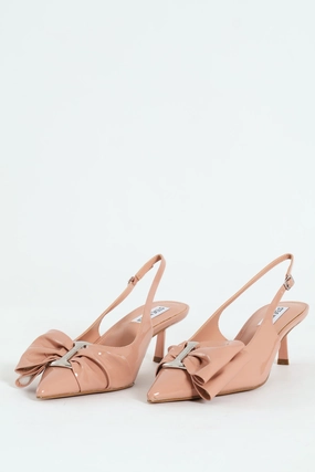 Kaci Kitten Heel Slingback With Bow - Blush
