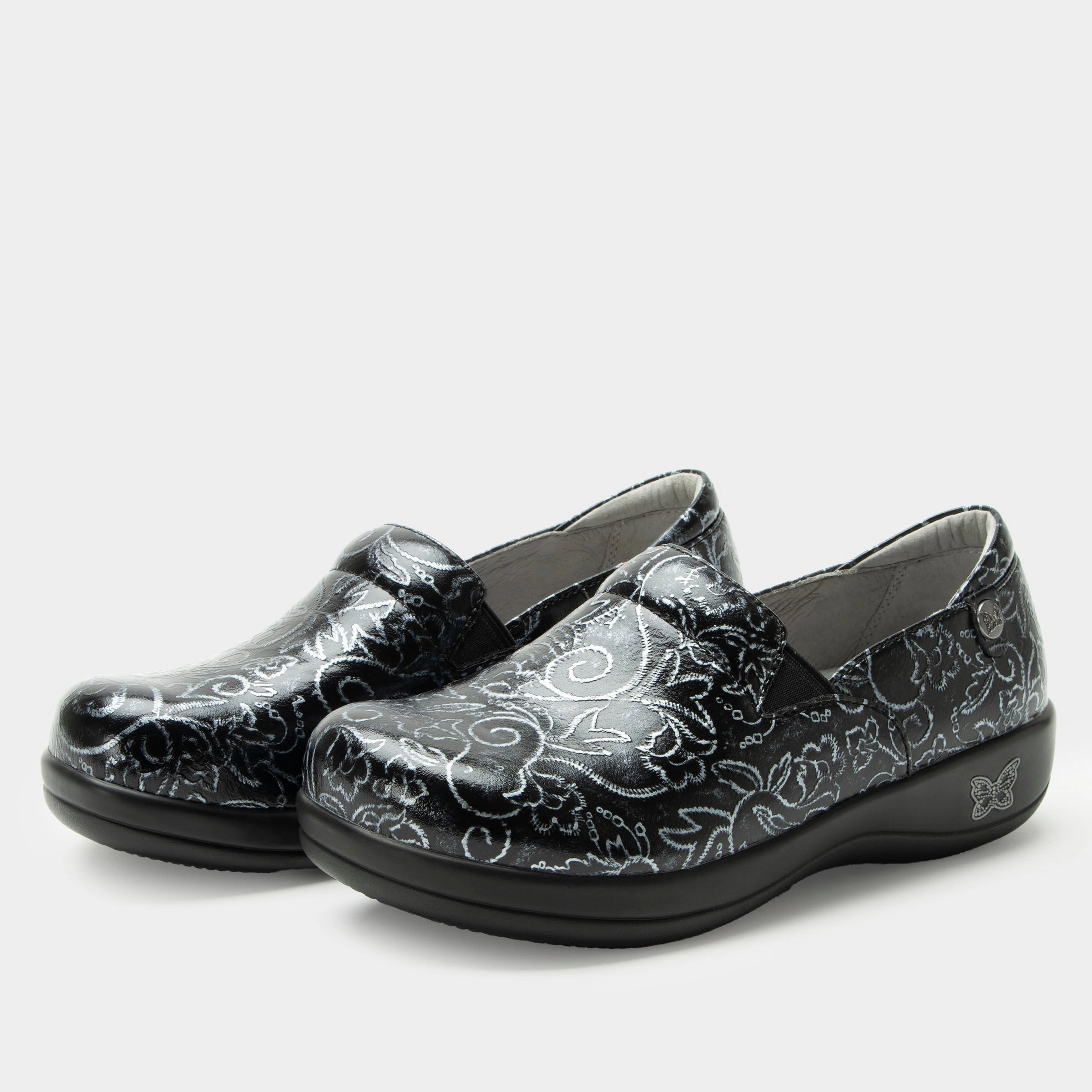 Keli Embroider Me Pewter Shoe