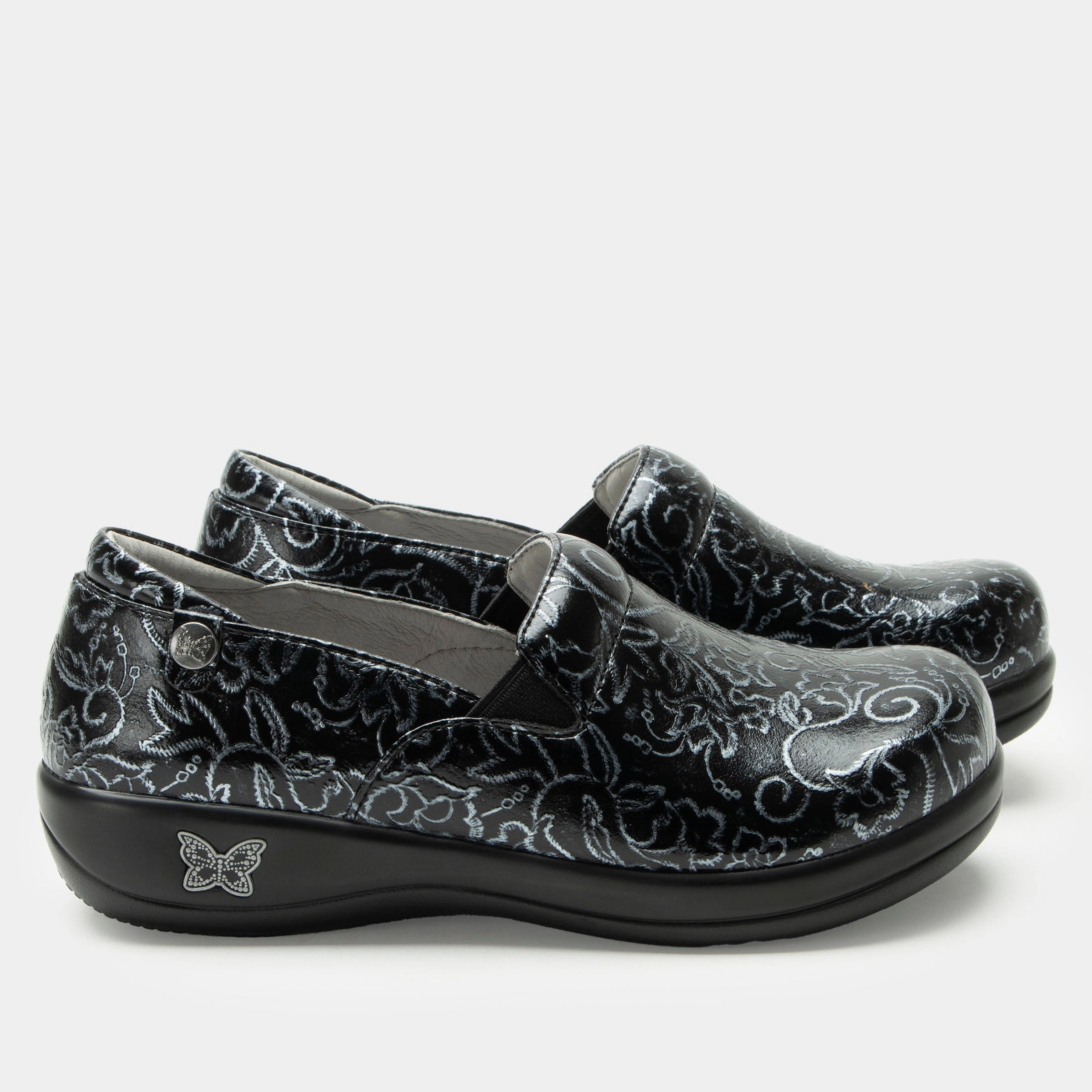 Keli Embroider Me Pewter Shoe