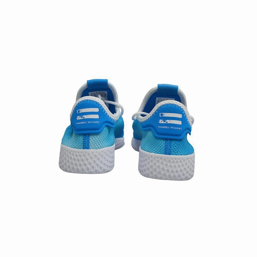 Kids Adidas Pharrel Williams Tennis Human Race - BB6837 - Bright Blue White