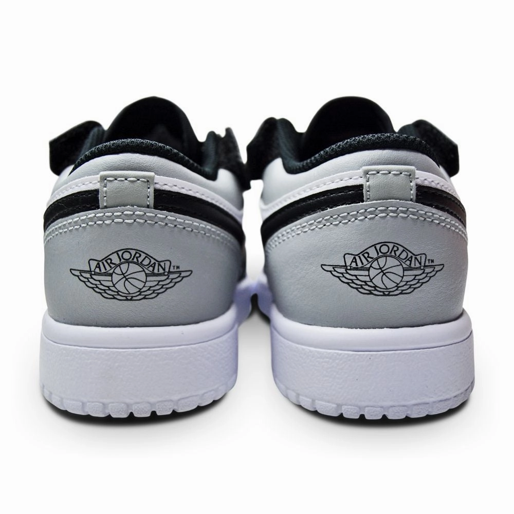 Kids Nike Air Jordan 1 Low ALT (PS) - BQ6066 052 - LT Smoke Grey Black White