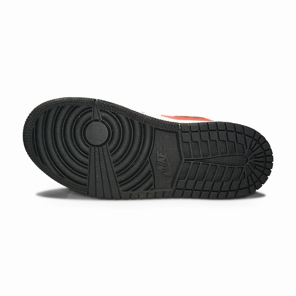 Kids Nike Air Jordan 1 Mid (PS) - 640734 079 - Black Fire Red White