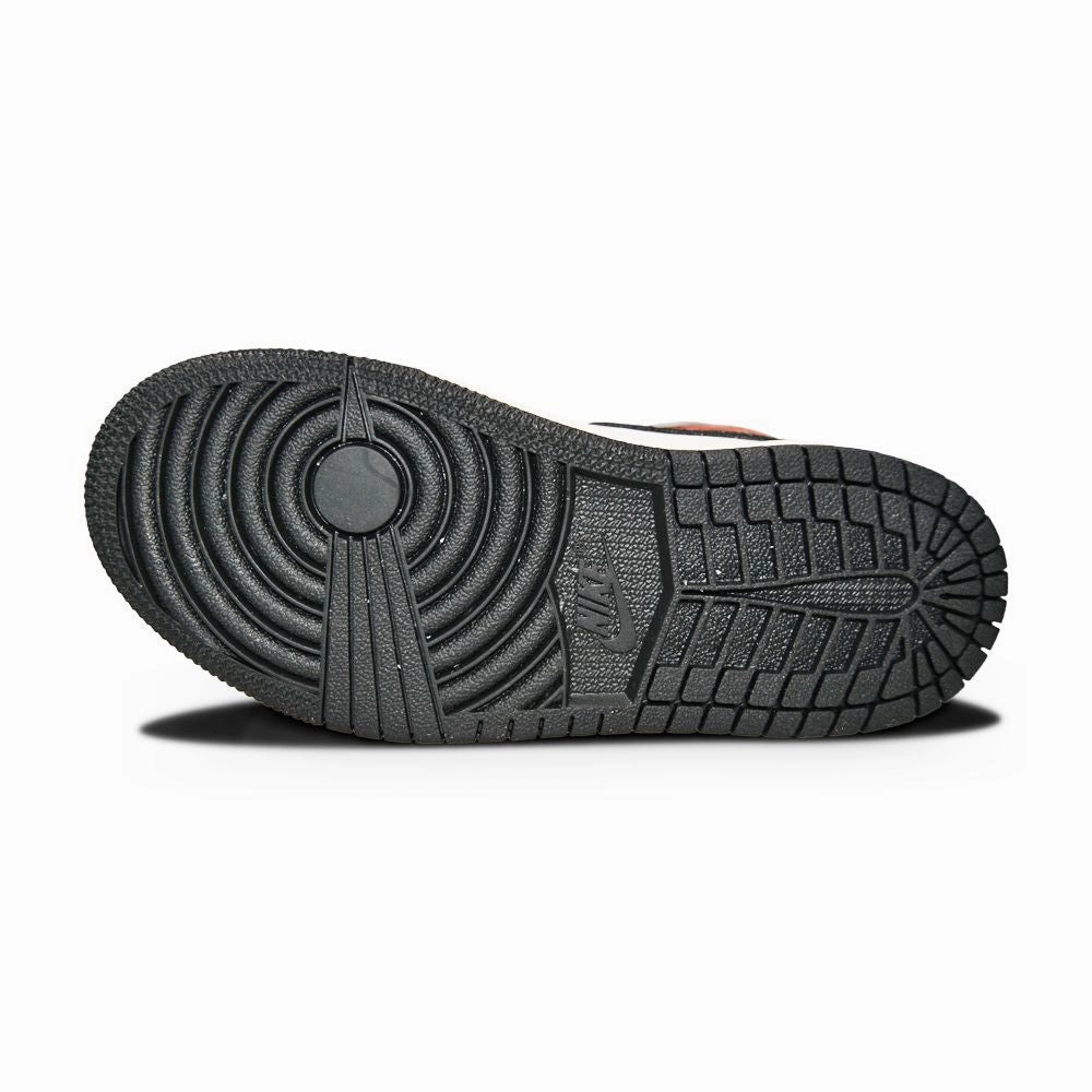 Kids Nike Air Jordan 1 Mid SE (PS) - FB0567 006 - Black Infrared 23 White Sail