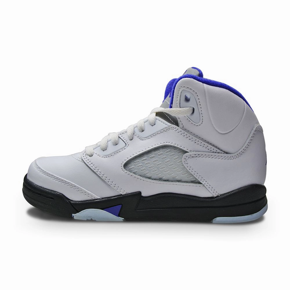 Kids Nike Air Jordan 5 Retro (PS) - 440889 141 - White Dark Concord Black
