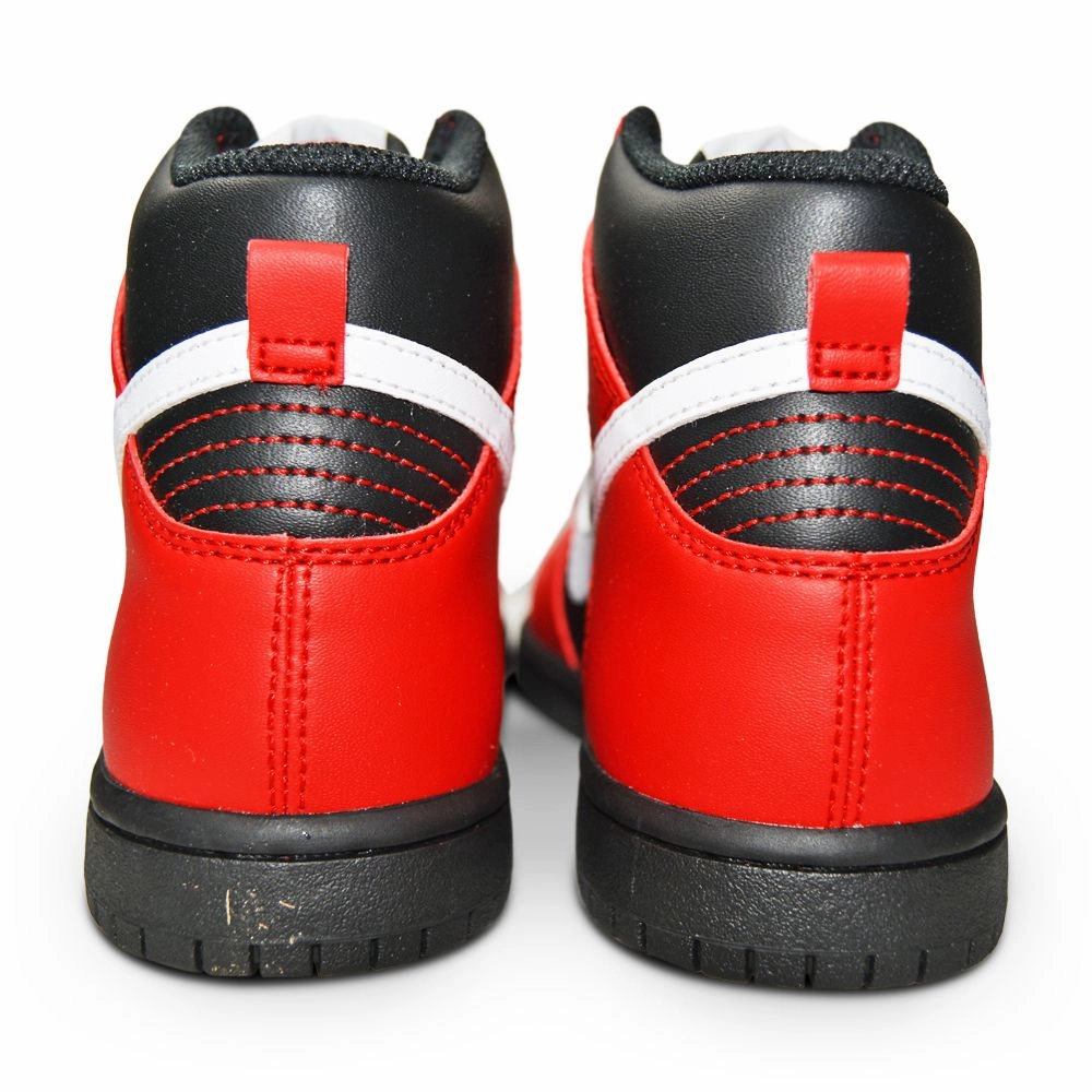 Kids Nike Dunk High (PS)  - DD2314 003 - Black White University Red