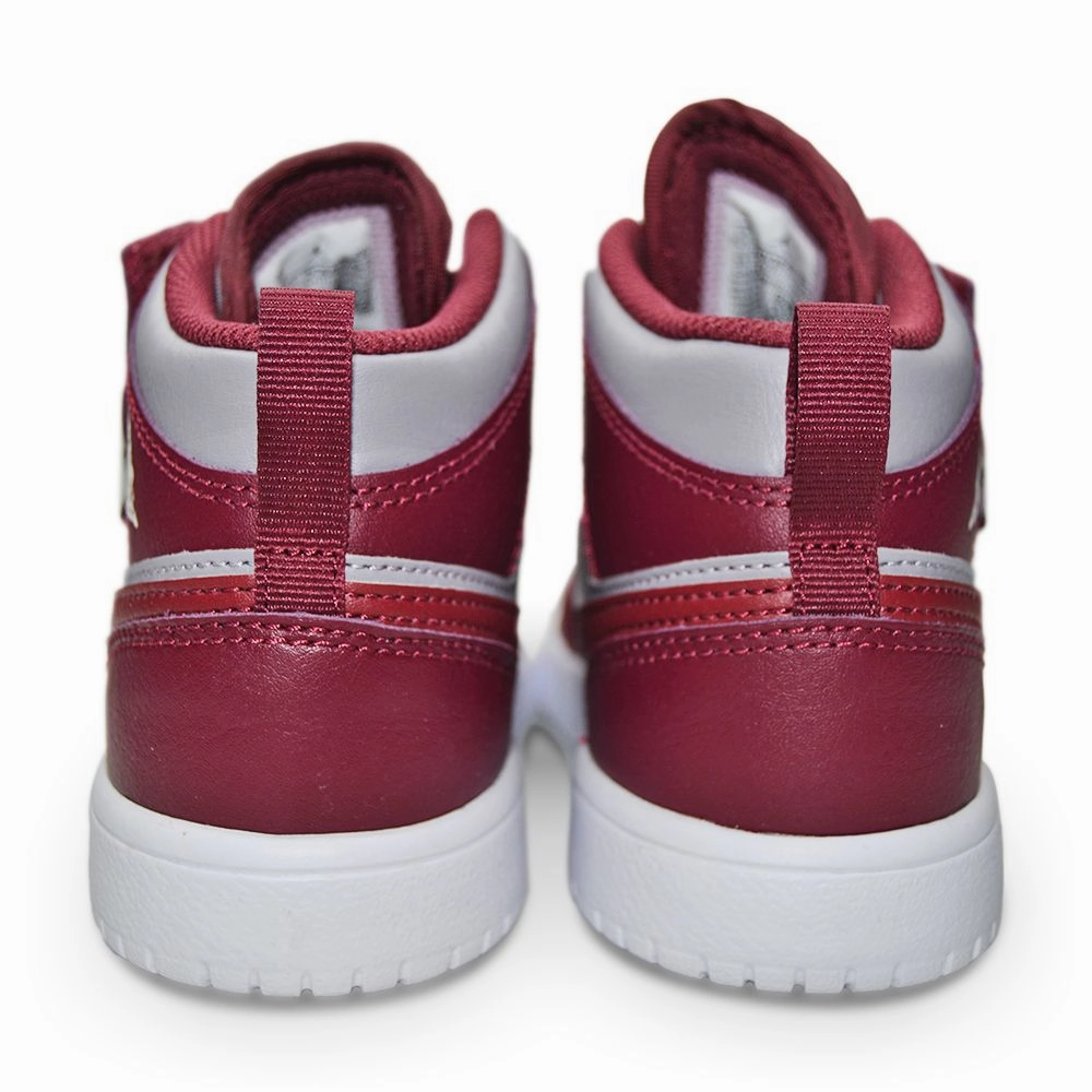 Kids Nike Jordan 1 Mid Alt (PS) - DQ8427 615 - Cherrywood Red White