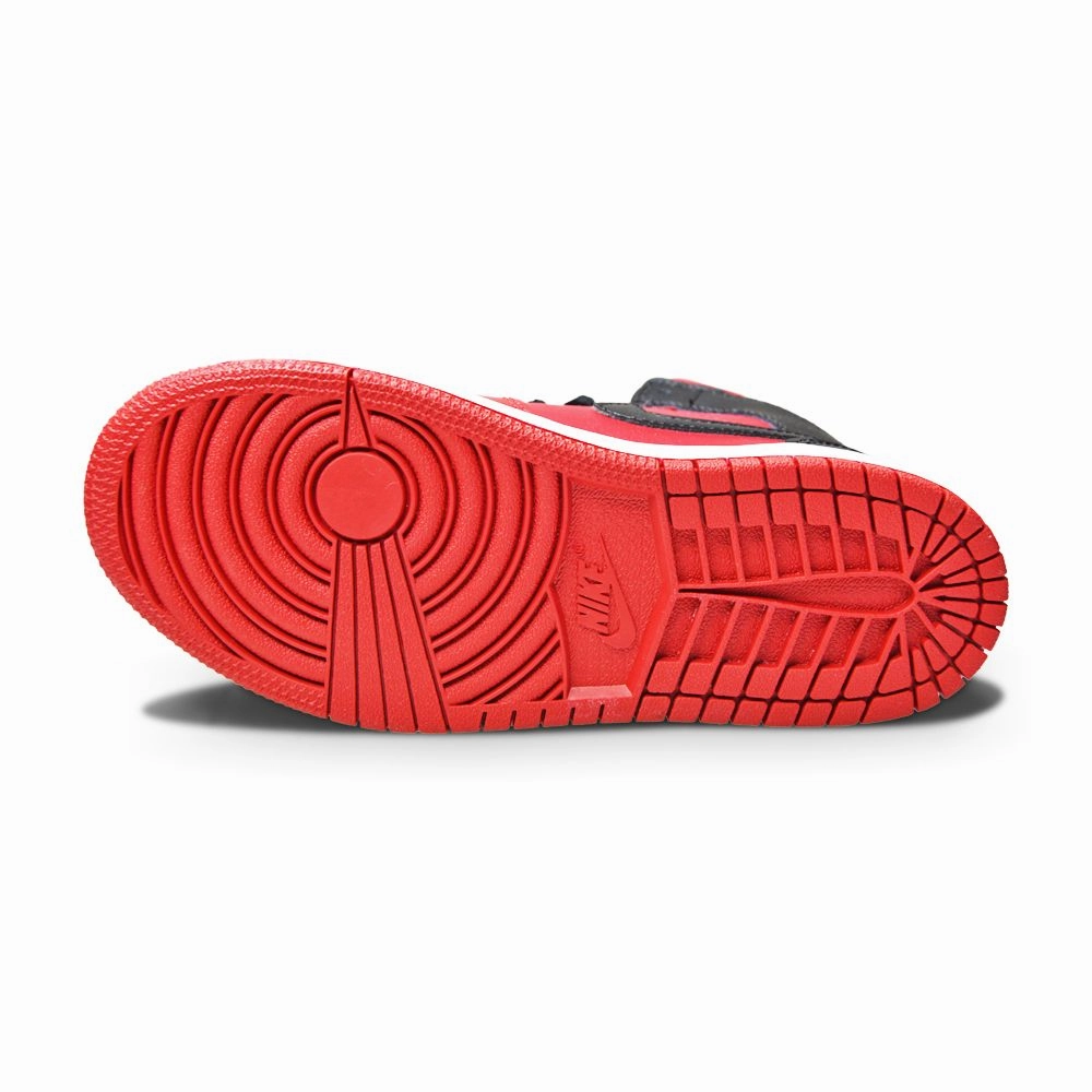 Kids Nike Jordan 1 Mid (PS) - 640734 660 - Gym Red Black White