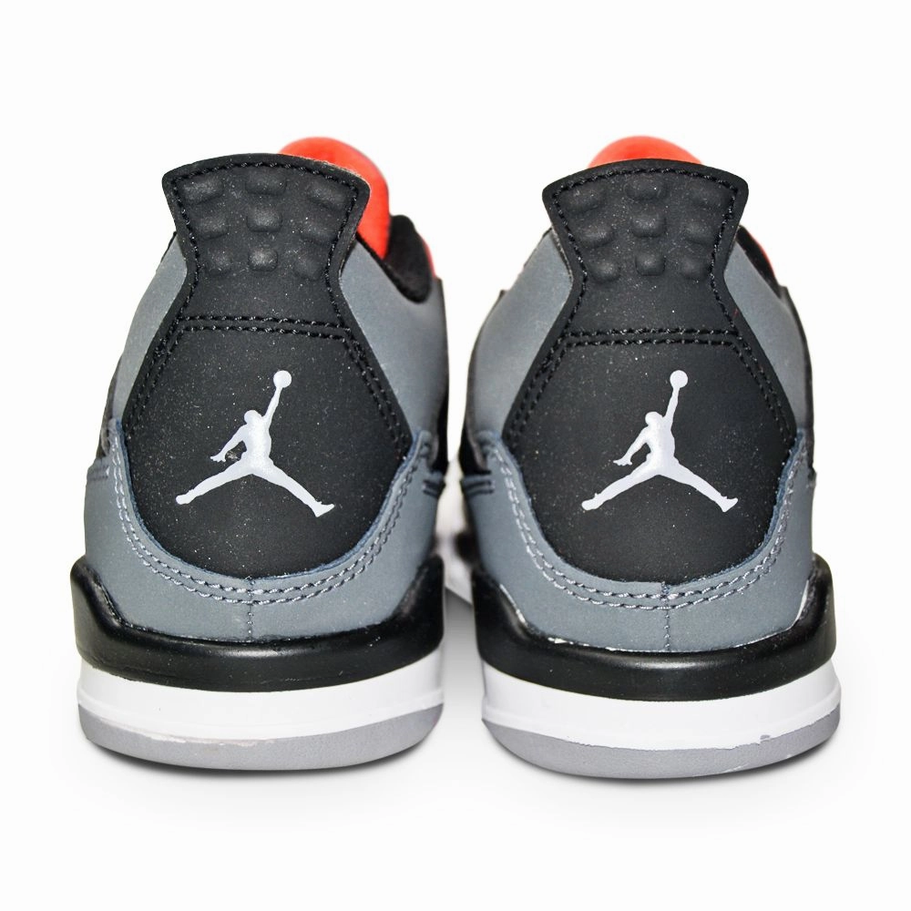 Kids Nike Jordan 4 Retro (PS) - BQ7669 061 - Dark Grey Infrared 23 Black