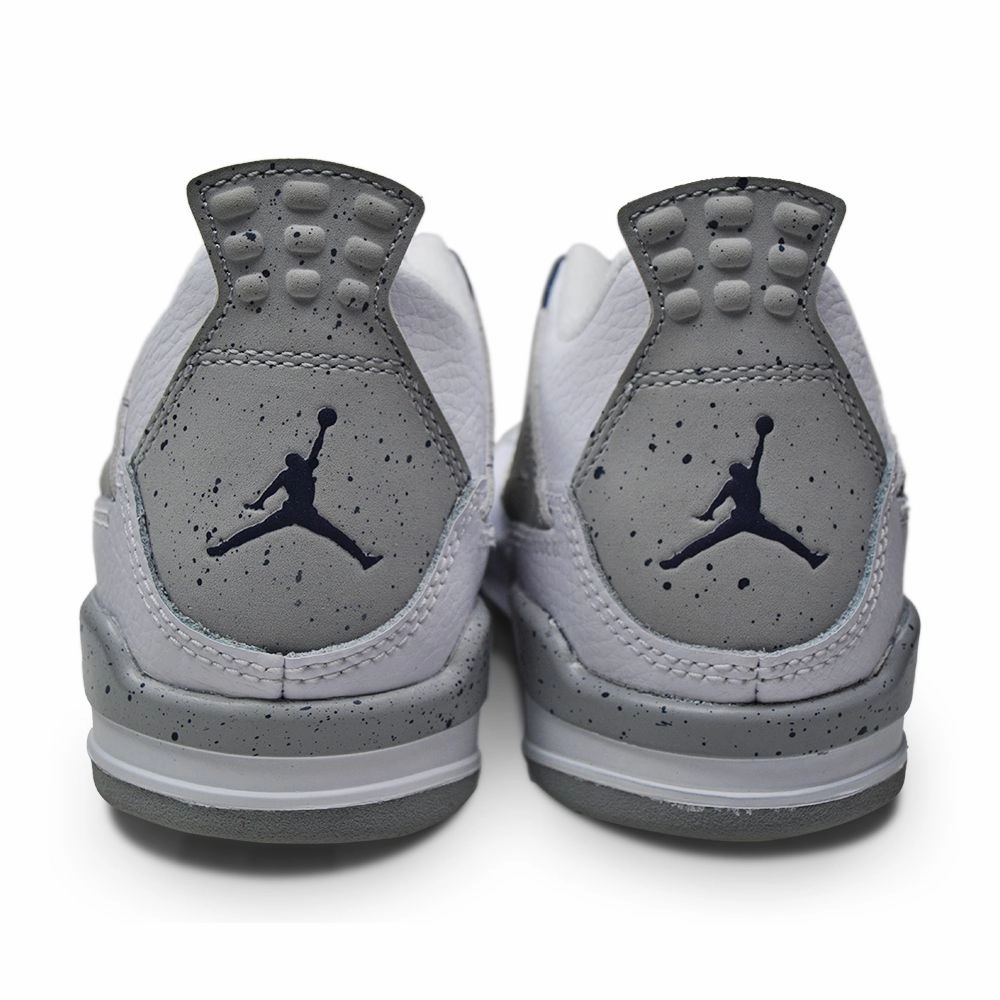 Kids Nike Jordan 4 Retro (PS) - BQ7669 140 - White Midnight Navy