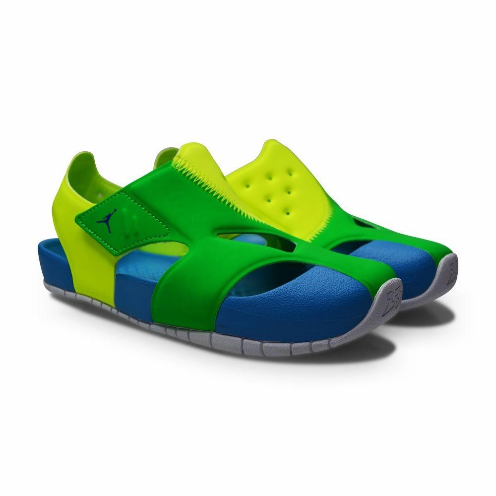 Kids Nike Jordan Flare - CI7849 300 - Green Spark Persian Violet