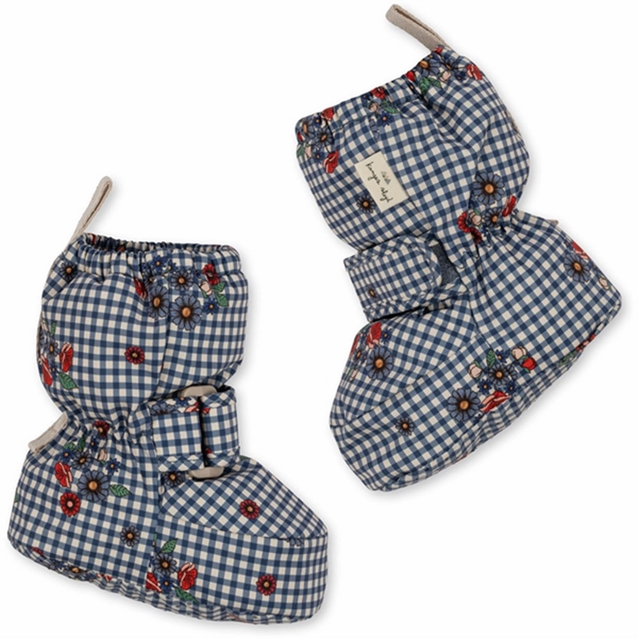Konges Sljd Blossom Check Nutti Down Slippers
