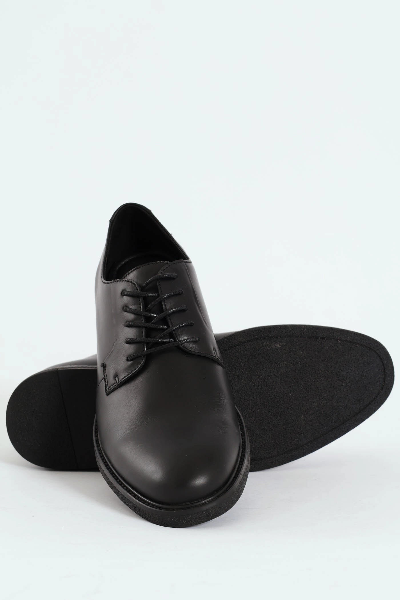 Lace Up Derby Formal Shoe - Black