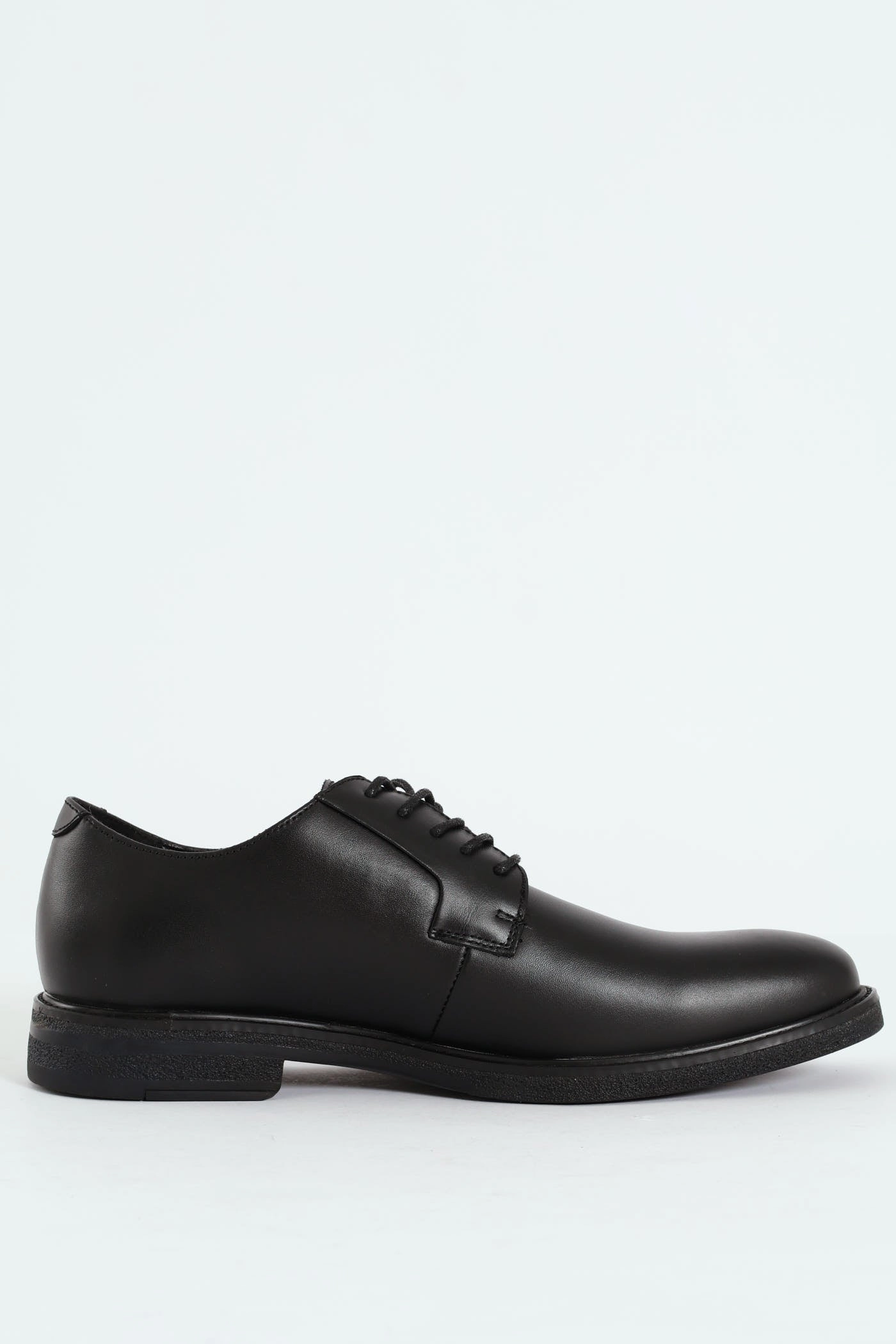 Lace Up Derby Formal Shoe - Black