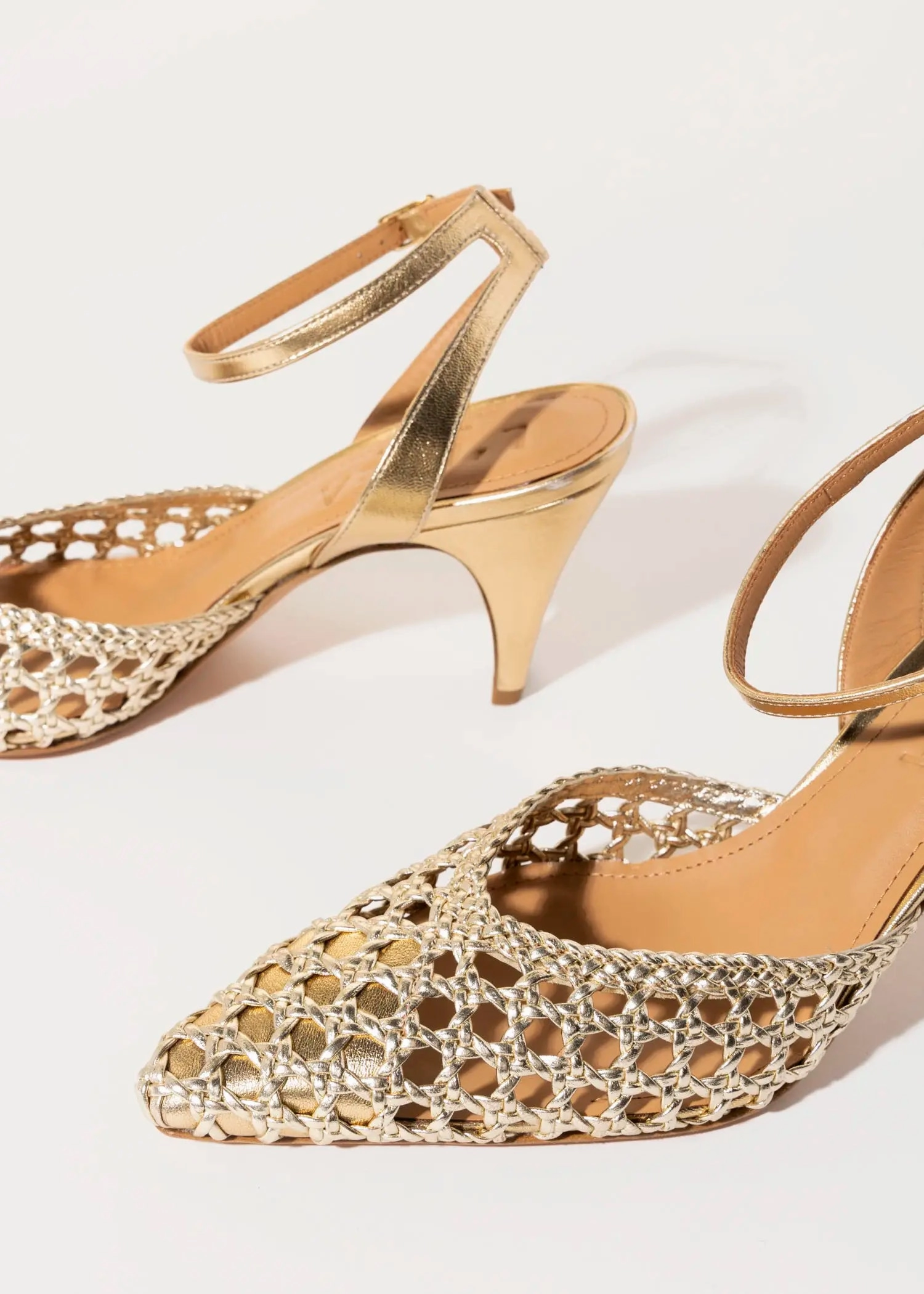 Livia Two Piece Woven Pump