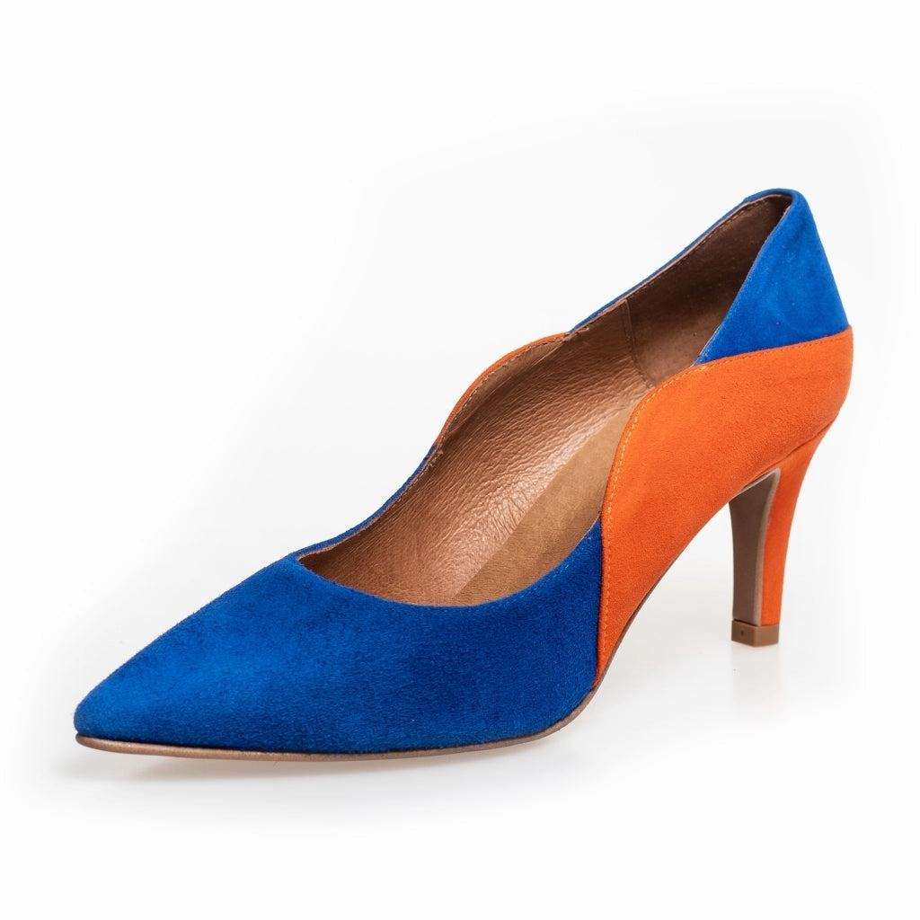 LOVE AND JOY - ELECTRIC BLUE / ORANGE
