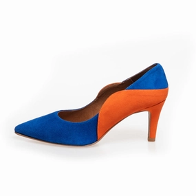 LOVE AND JOY - ELECTRIC BLUE / ORANGE