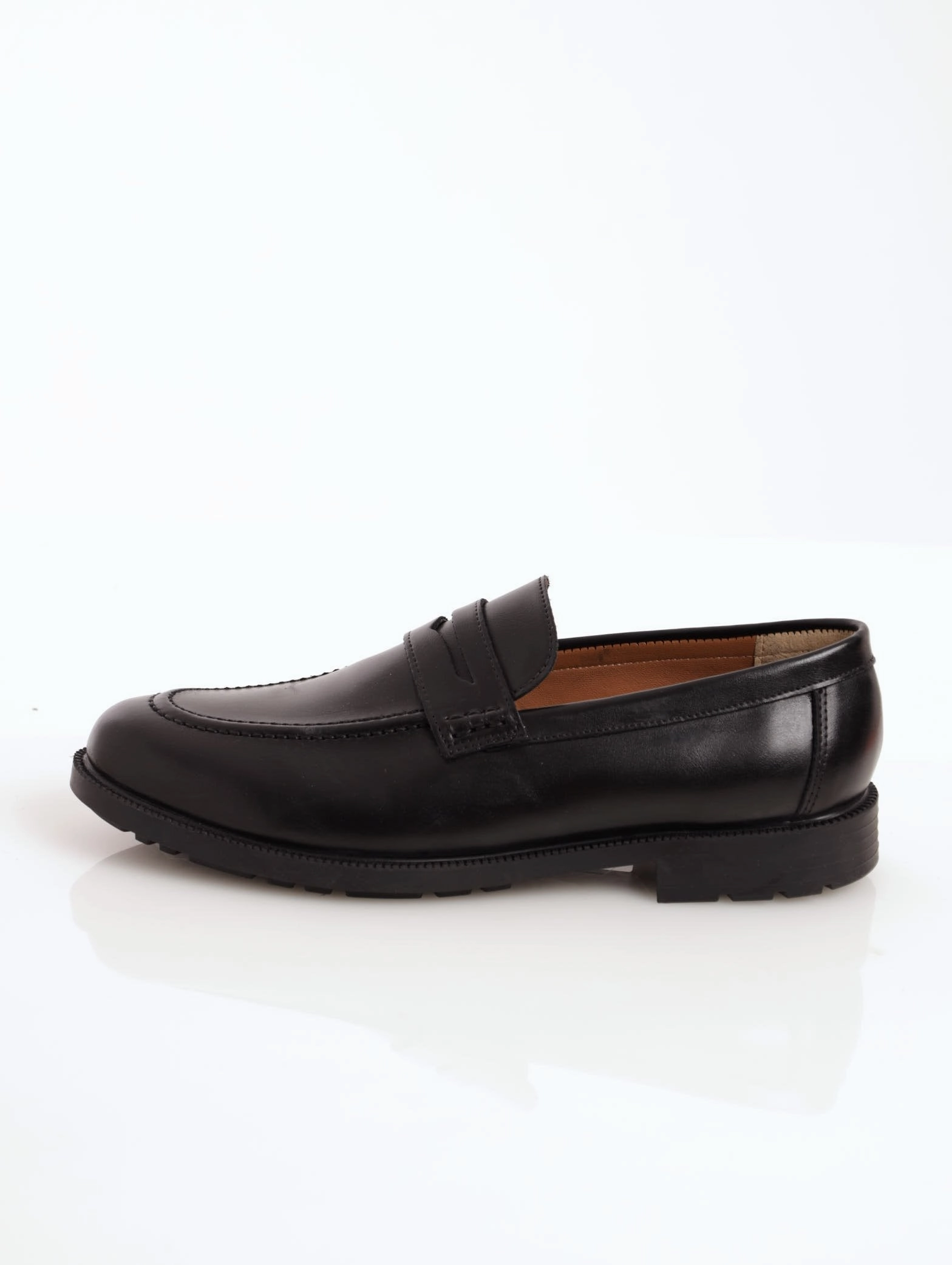 Men's Chunky Sole Penny Moc - Black