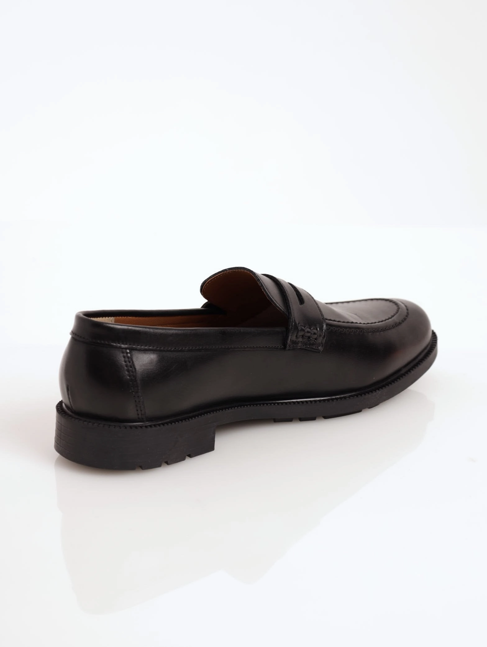 Men's Chunky Sole Penny Moc - Black
