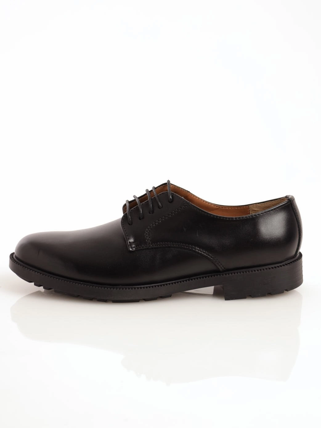 Men's Chunky Sole Penny Moccasin Shoe - Black