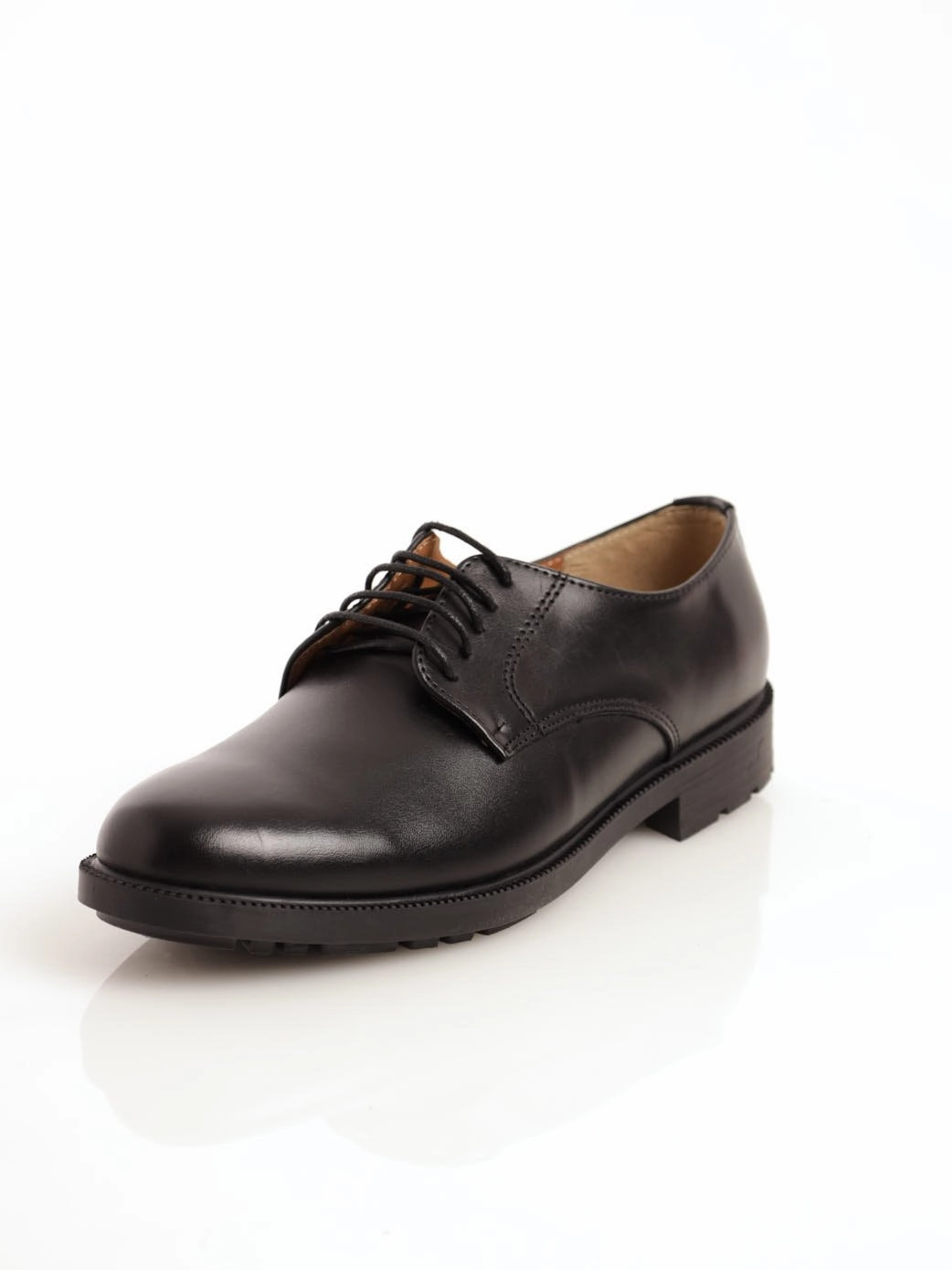 Men's Chunky Sole Penny Moccasin Shoe - Black