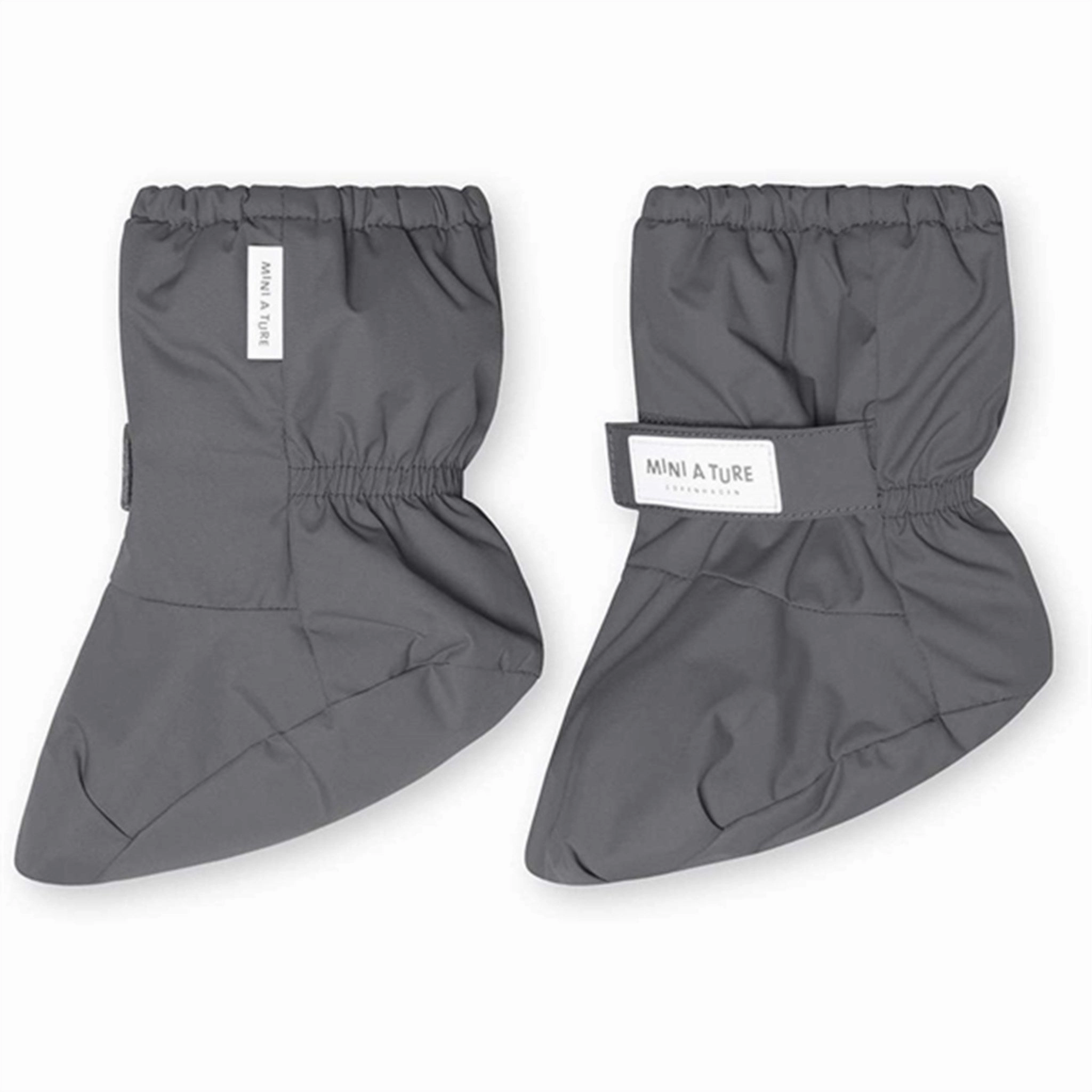 MINI A TURE Winn Cover Booties Forged Iron Blue