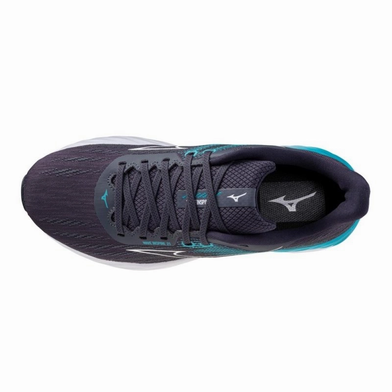 Mizuno Men's Wave Inspire 21 - Odyssey Grey/White