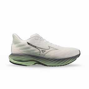 Mizuno Men's Wave Rider 28 - Snow White/Frosty Green