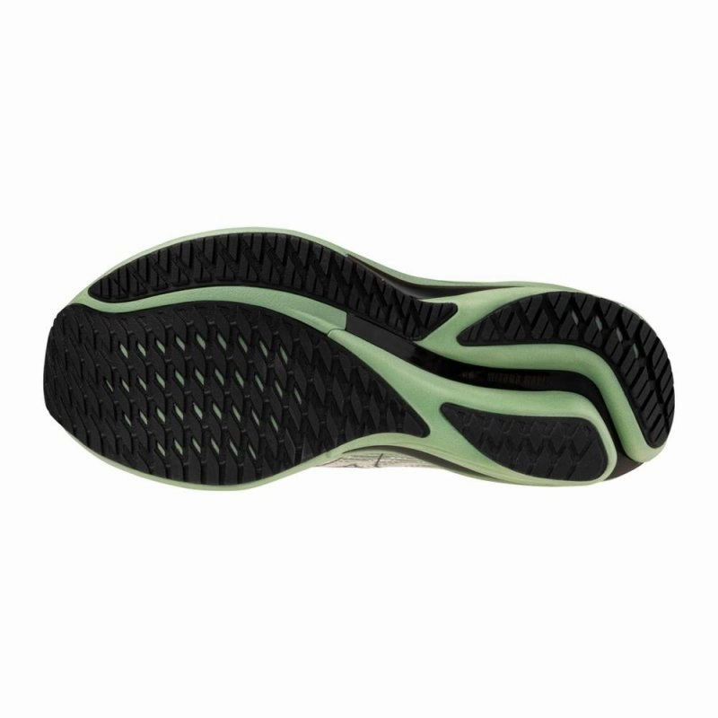 Mizuno Men's Wave Rider 28 - Snow White/Frosty Green