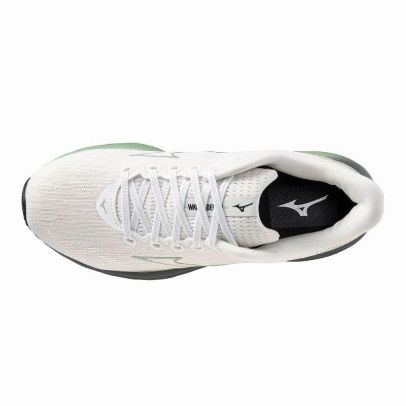 Mizuno Men's Wave Rider 28 - Snow White/Frosty Green