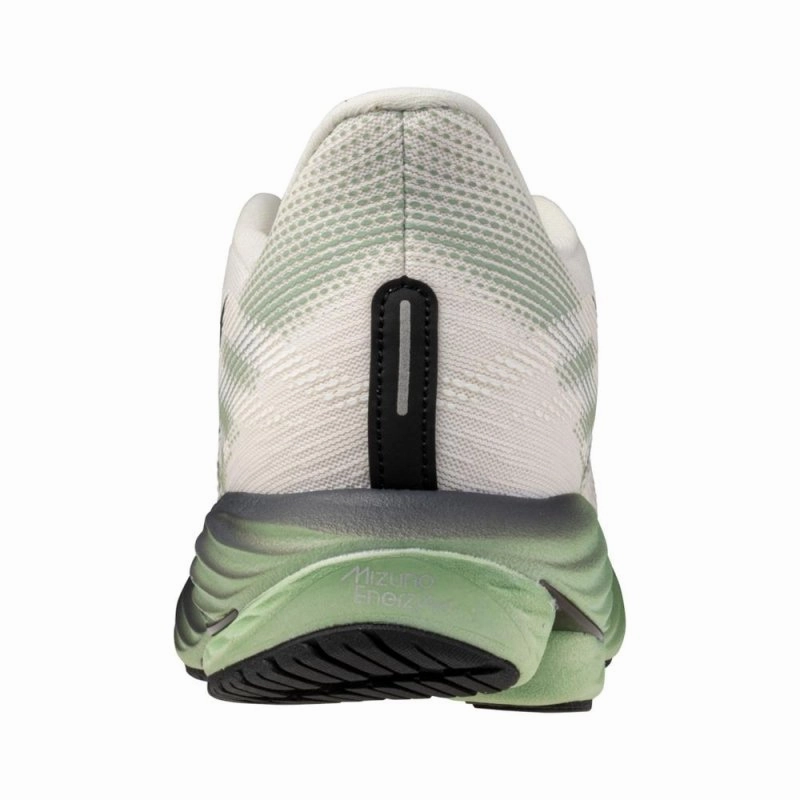 Mizuno Men's Wave Rider 28 - Snow White/Frosty Green