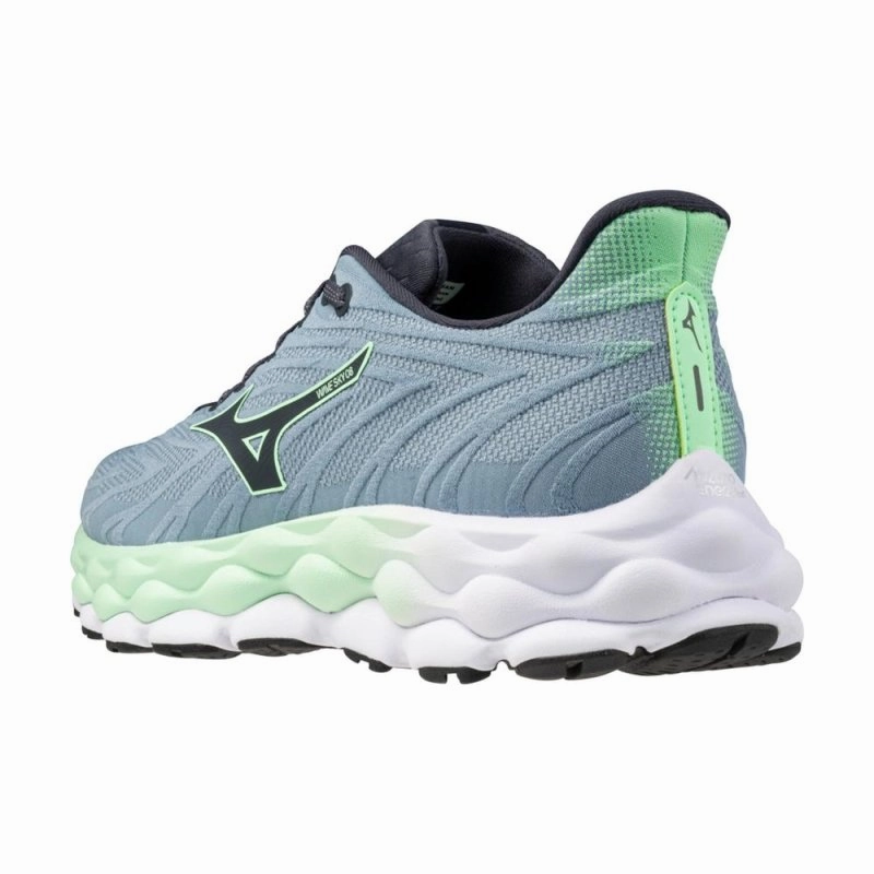 Mizuno Men's Wave Sky 8 - Citadel/Vintage Indigo