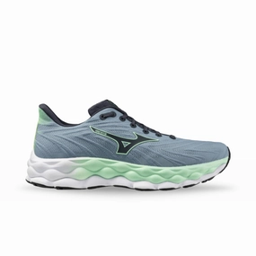 Mizuno Men's Wave Sky 8 - Citadel/Vintage Indigo