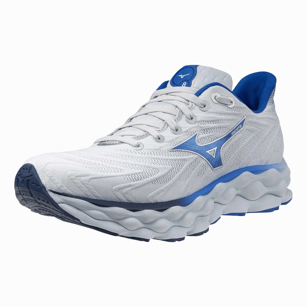 Mizuno Men's Wave Sky 8 - Plein Air/Laser Blue