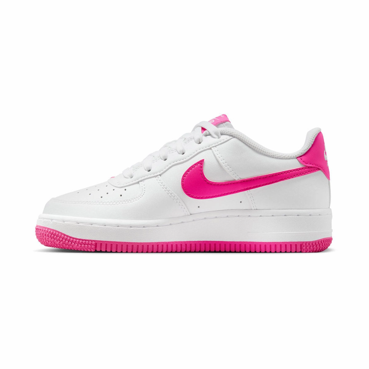 Nike Air Force 1 'Laser Fuchsia' Little/Big Kids' Shoes