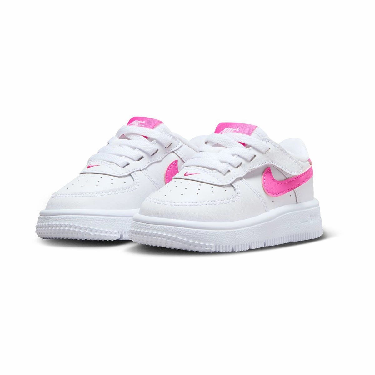 Nike Force 1 Low EasyOn 'White Laser Fuchsia' Baby/Toddler Shoes