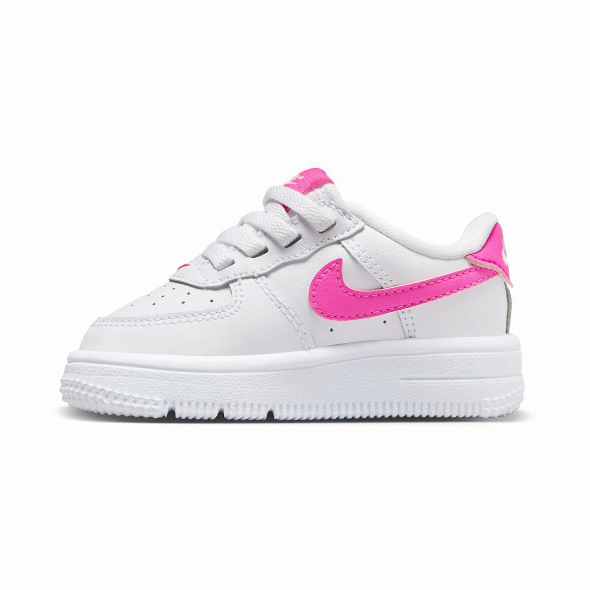 Nike Force 1 Low EasyOn 'White Laser Fuchsia' Baby/Toddler Shoes