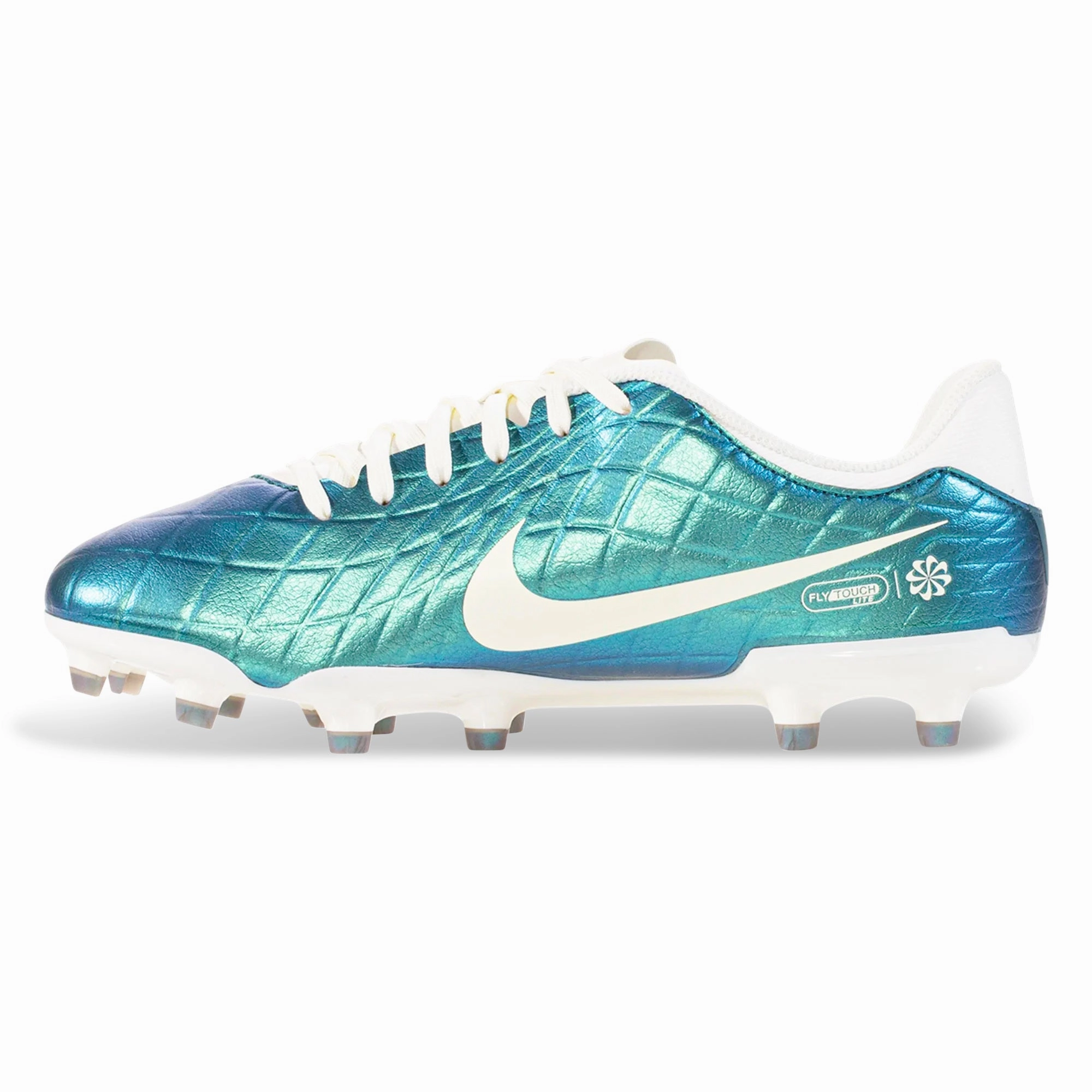 Nike Jr. Legend 10 Academy FG/MG Soccer Cleats (Dark Atomic Teal/Sail)