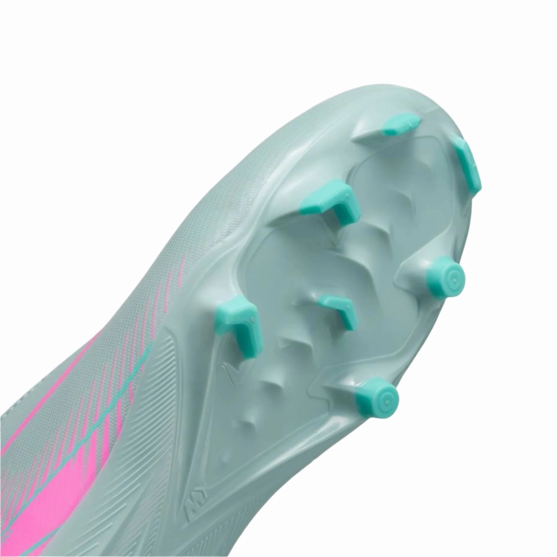 Nike Jr Zoom Superfly 10 Academy FG/MG Soccer Cleats (Ocean Cube/Pink Blast)